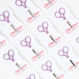 Cotton Clara - Colourful Embroidery Scissors for Sewing & Crafting