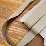 38mm Bag Webbing - Cotton Mix - Stone