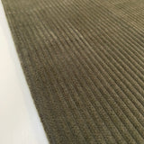 Olive 4.5 Wale Corduroy - Cotton Fabric - -END OF BOLT 70cm