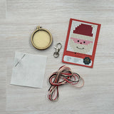 The Crafty Kit Company - Santa Mini Matchbox Christmas Cross Stitch Kit