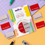 Little Rosy Cheeks - ME MADE / HANDMADE RIBBED  - Sewing Labels Tags
