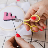 Cotton Clara - Colourful Embroidery Scissors for Sewing & Crafting