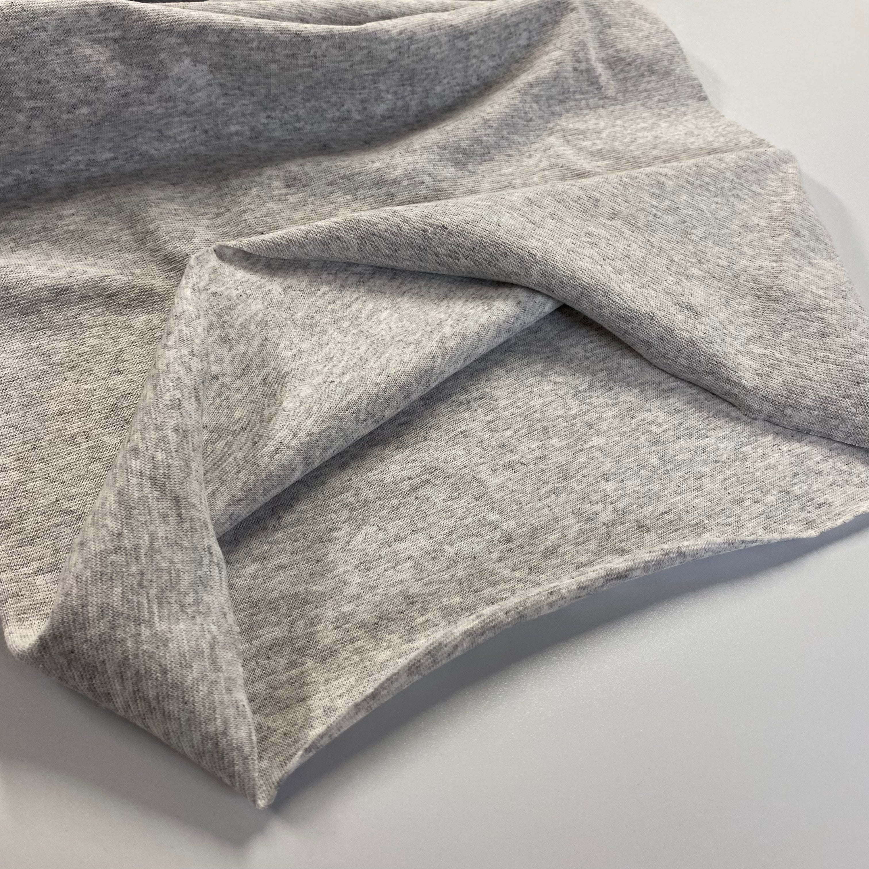 Ash Grey Ribbing - Jersey Fabric - Oeko-Tex-Standard 100 – Mill Creations