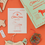 Cotton Clara - Dala Horses Embroidery Board Kit