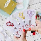 Cotton Clara - Colourful Embroidery Scissors for Sewing & Crafting