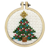 The Crafty Kit Company - Christmas Tree Mini Matchbox Christmas Cross Stitch Kit
