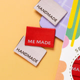 Little Rosy Cheeks - ME MADE / HANDMADE RIBBED  - Sewing Labels Tags