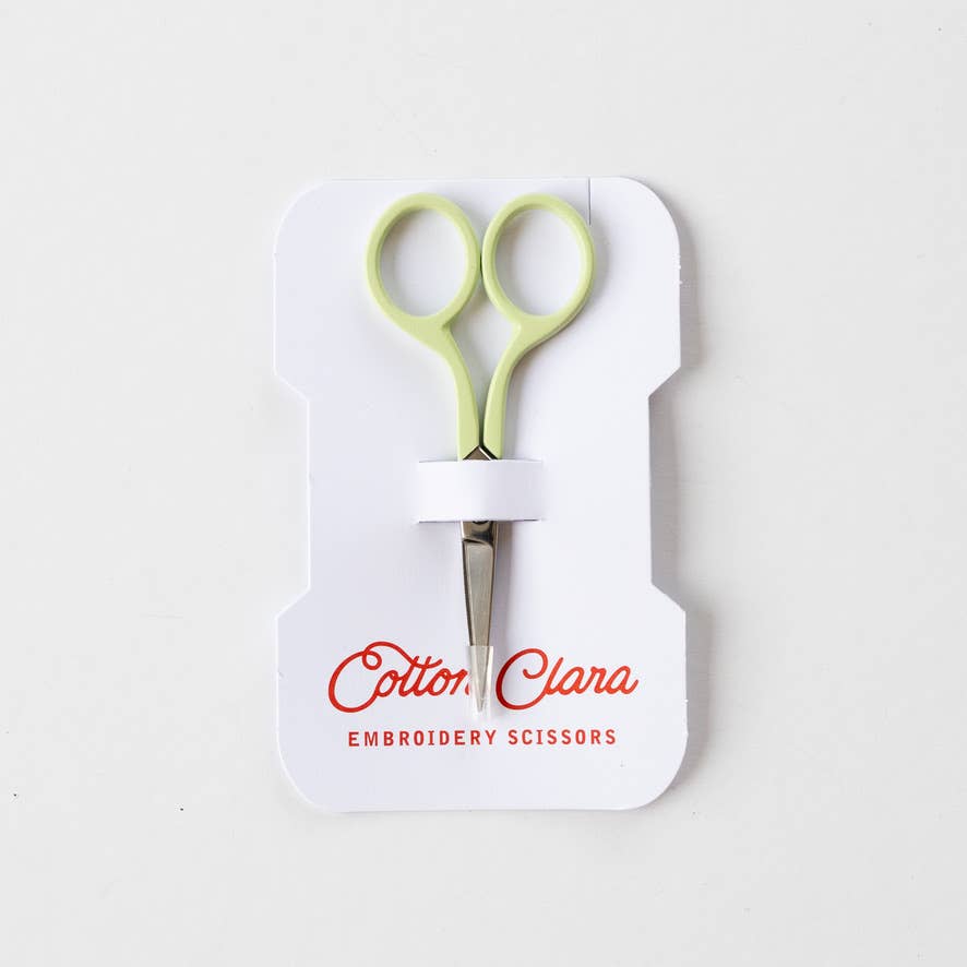 Cotton Clara - Colourful Embroidery Scissors for Sewing & Crafting