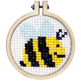 The Crafty Kit Company - 'Bee Happy!' Mini Matchbox Cross Stitch Kit