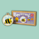 The Crafty Kit Company - 'Bee Happy!' Mini Matchbox Cross Stitch Kit