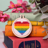 The Crafty Kit Company - 'No Labels, Just Love' Mini Matchbox Cross Stitch Kit