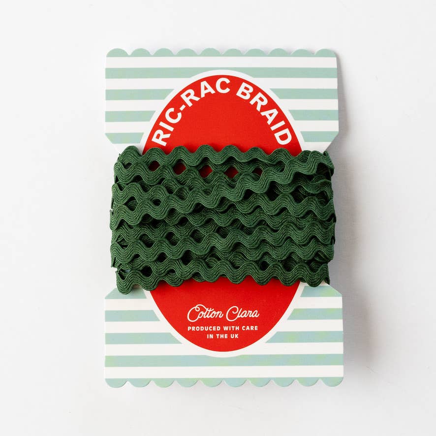 Cotton Clara - 4 x Metres of Ric Rac Trimming on Colourful Bobbin