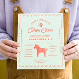 Cotton Clara - Dala Horses Embroidery Board Kit