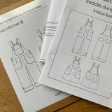 Two Stitches Patterns - Freddie Dungarees - Sewing Pattern for Childrenswear