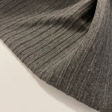 Dark Grey - Jersey Ribbing Fabric - Oeko-Tex-Standard 100