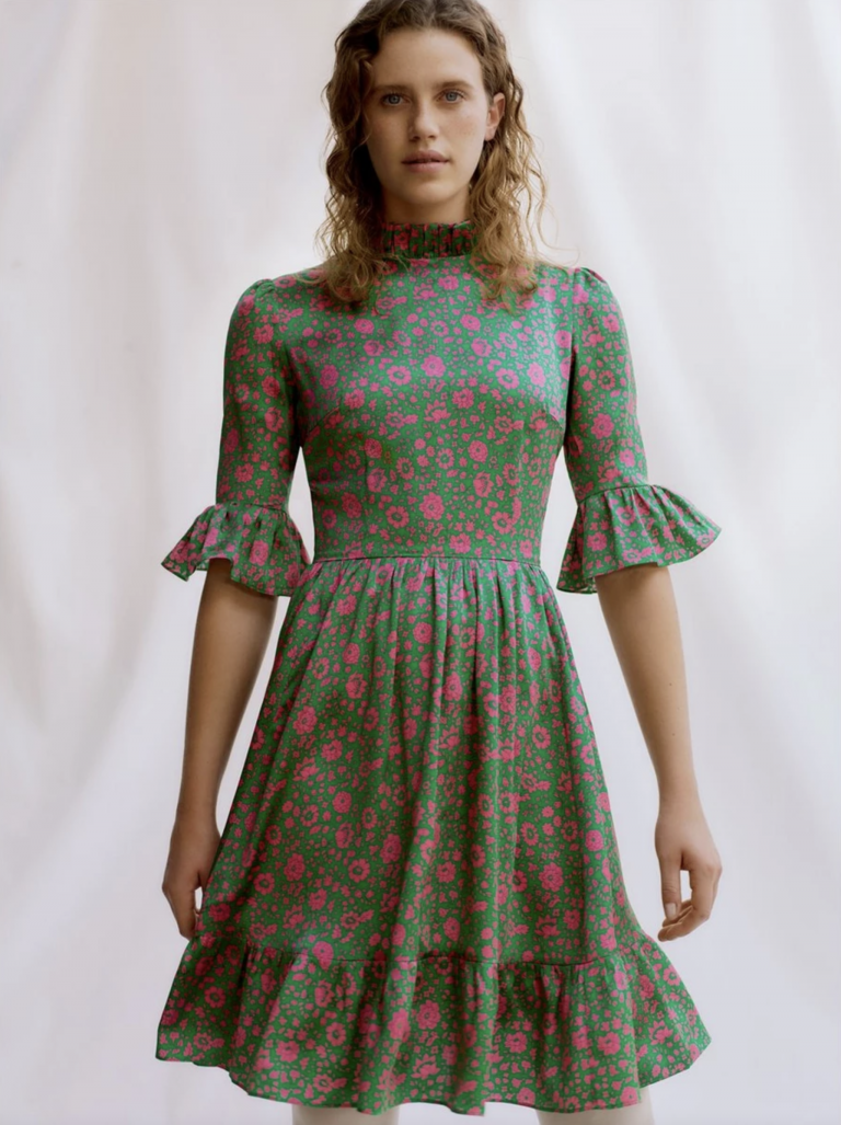Buy the Alexa frill dress sewing pattern from Liberty Sewing Patterns.