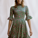 Buy the Alexa frill dress sewing pattern from Liberty Sewing Patterns.