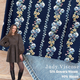 Atelier 27 - Ecovero Moroccan Viscose Crepe - Judy Print