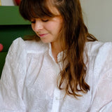 Atelier 27 - Embroidery Beaded Flowers - Cotton Fabric