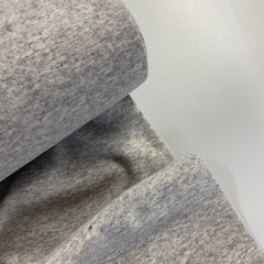 buy grey jersey ribbing fabric