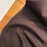 Dark Brown - Bottomweight - Cotton Twill Fabric