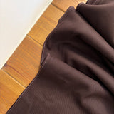 Dark Brown - Bottomweight - Cotton Twill Fabric