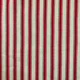 Red Ticking - Cotton Fabric