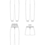 Cece Joggers & Shorts - Paper Sewing Pattern