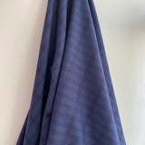 Cossato Cashmere Check - Navy
