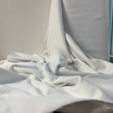 Cotton Interlock Jersey Fabric In White