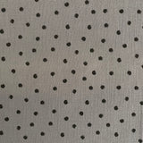 Grey Spot Double Gauze - Cotton Fabric - Oeko-Tex-Standard 100