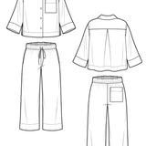 Closet Core - Fran Pajamas - Paper Sewing Pattern