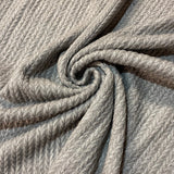 Grey Cable - Knit Fabric
