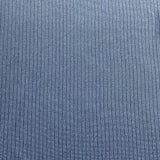 Blue Denim Stripe - Brushed Jersey Fabric