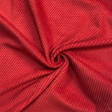 Red 4.5 Wale Corduroy - Cotton Fabric - Oeko-Tex Standard 100