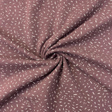 Mauve Sprinkles - Jersey Fabric - Oeko-Tex-Standard 100 Certified