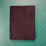 60cm Remnant - Black Needlecord Fabric