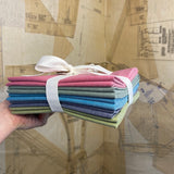 5 Piece Yarn Dyed Chambray Fat Quarter Bundle