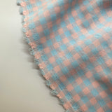 Bubblegum Gingham - Cotton mix Fabric