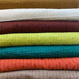 Indian Pintuck Cotton - Orange