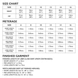 Tessuti Fabrics - Libby A-Line Skirt - Paper Sewing Pattern