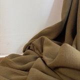 Linen Viscose Blend Fabric in Khaki