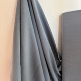 Linen Viscose Blend Fabric in Soft Blue