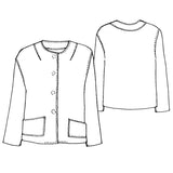 Tessuti Fabrics - Lyon Jacket - Paper Sewing Pattern