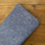 Yarn Dyed Twill Stripe - Navy -  Cotton Linen Blend Fabric