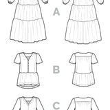 Closet Core - Nicks Dress & Blouse - Paper Sewing Pattern