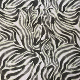 Olive Animal Print - Linen Viscose Fabric
