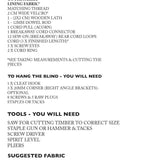 Merchant and Mills - The Relaxed Blind - PDF Sewing Pattern