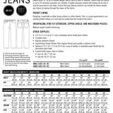 Fulford Jeans - PDF Sewing Pattern