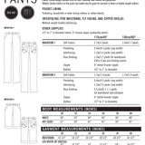 Jedediah Pants - PDF Sewing Pattern